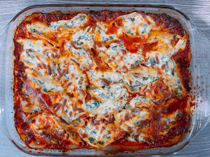 Not So Spicy Stuffed Pasta Bolognese