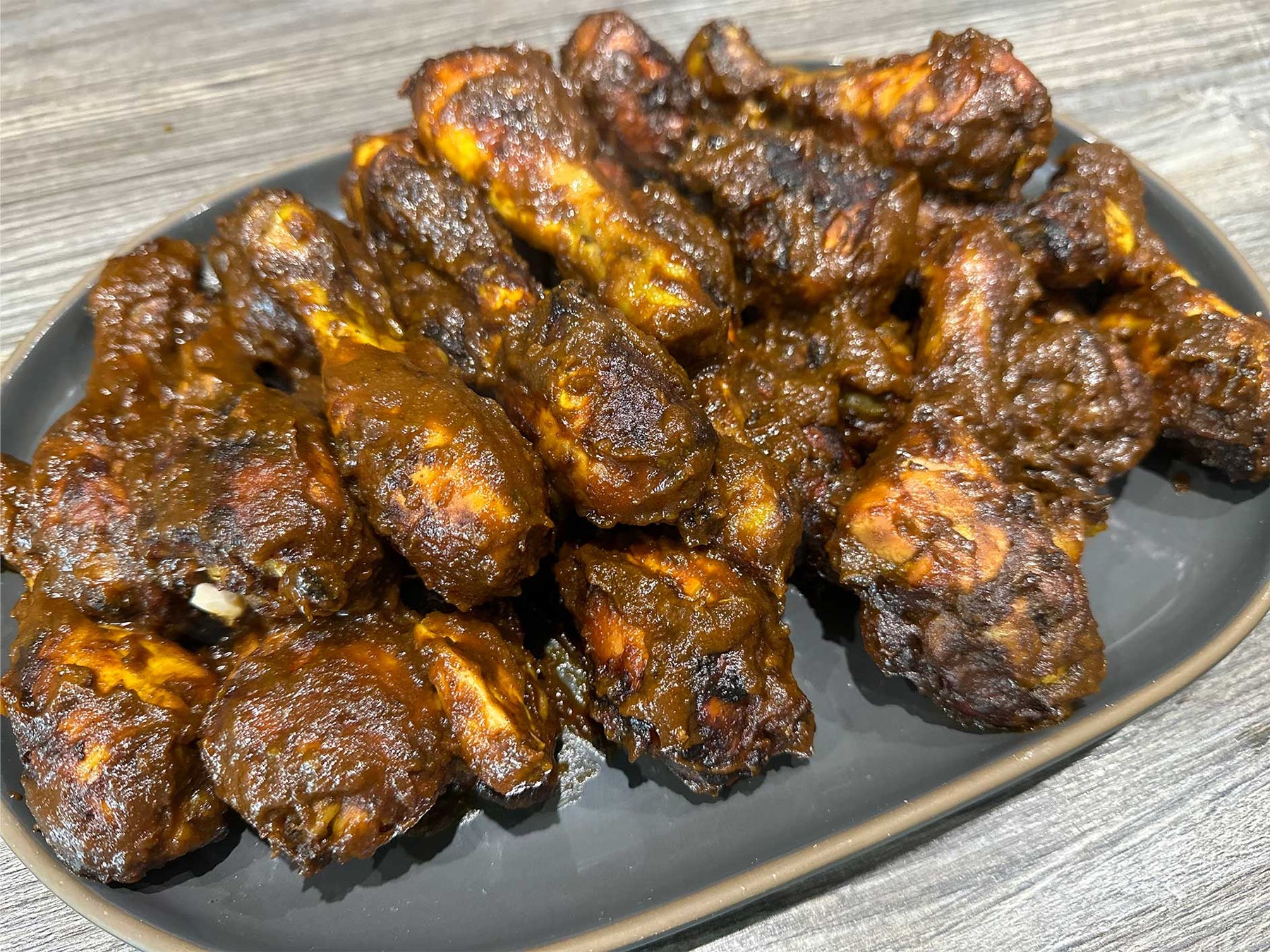 image of Oven-Baked Smoky BBQ Chicken Drumsticks