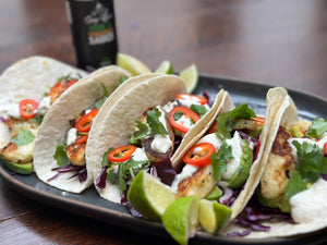 Image of Jerk & Pineapple Halloumi Tacos