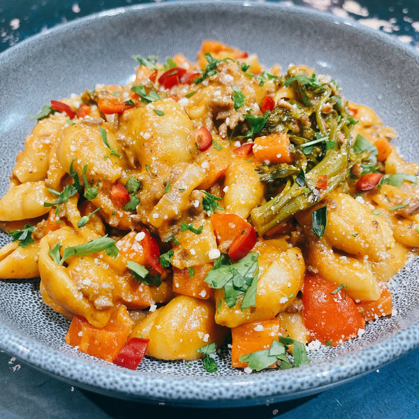 One Pot Pasta Bolognese with Vegetables