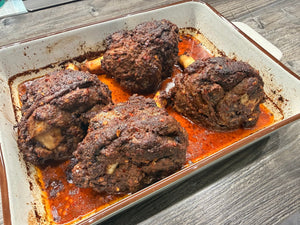 Slow-Cooked Moroccan Harissa Lamb Shanks