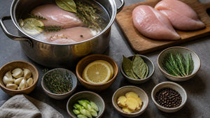 Best Aromatics for Poaching Chicken Breasts