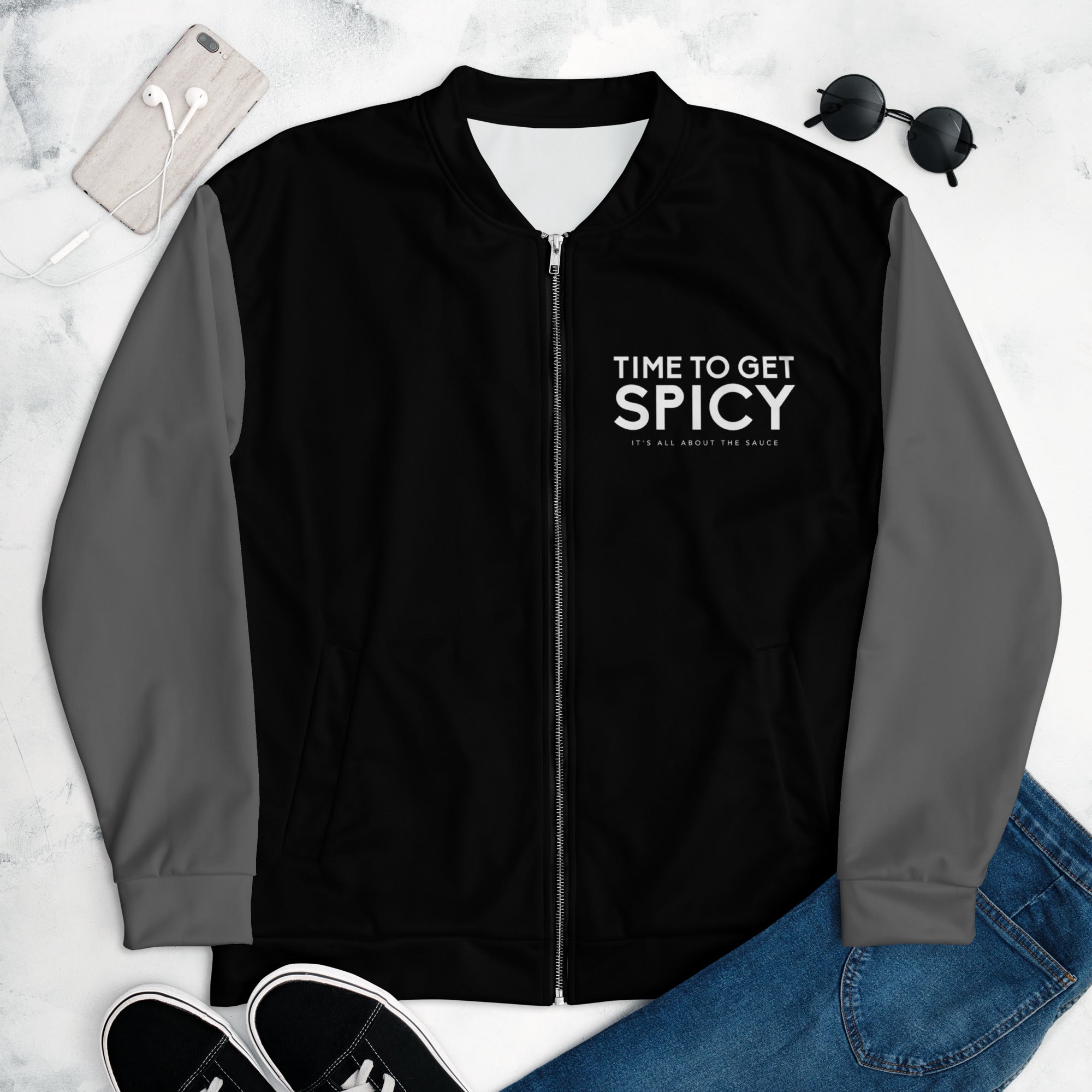 Time To Get Spicy - Unisex Bomber Jacket