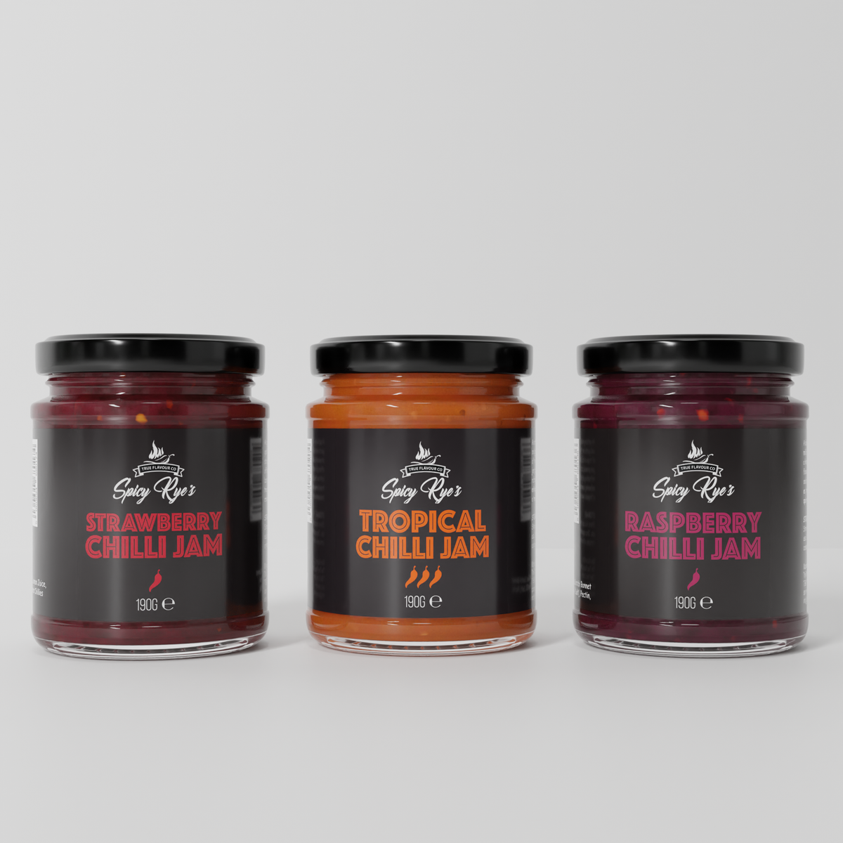 Fruity Chilli Jam Trio Gift Set — Spicy Rye's